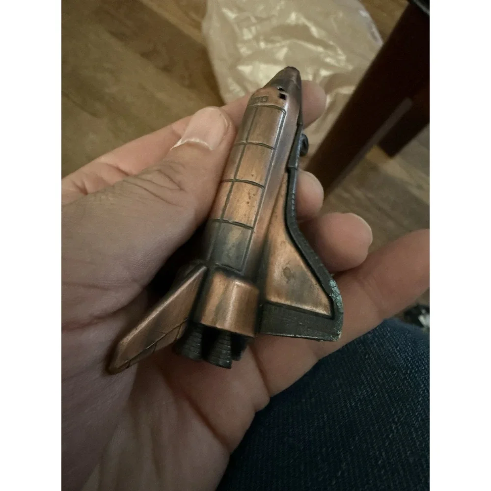 Space‎ Shuttle Bronze Pencil Sharpener.  Stainless Steel